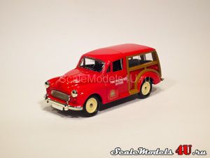Scale model of Morris Minor Traveller Woody - Fire Prevention Officer Blackwall Division (1960) produced by Lledo.