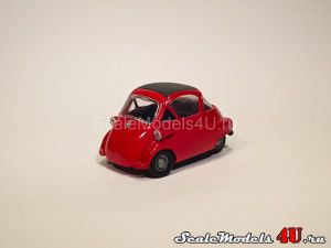 Scale model of BMW Isetta Red (1955) produced by Gama.