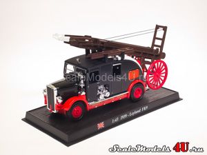Scale model of Leyland FK7 - Newcastle City Fire Brigade (UK 1939) produced by Del Prado.