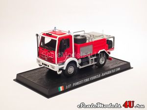 Scale model of Iveco Ranger FLF 2500 Forest Fire Vehicle (Italy) produced by Del Prado.
