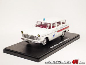 Масштабная модель автомобиля Simca Break Marly Ambulance (1956) фирмы Eligor.