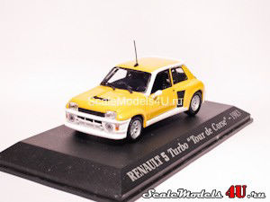 Масштабная модель автомобиля Renault 5 Turbo "Tour de Course" (1983) фирмы Universal Hobbies.