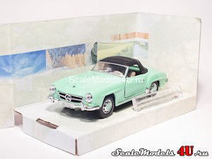Масштабная модель автомобиля Mercedes Benz 190SL Roadster (Soft top) фирмы Hongwell/Cararama.