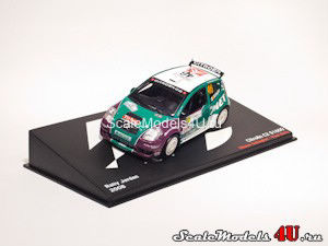 Масштабная модель автомобиля Citroen C2 S1600 Rally Jordan (S.Gallagher - P.Kiely 2008) фирмы Altaya (Ixo).