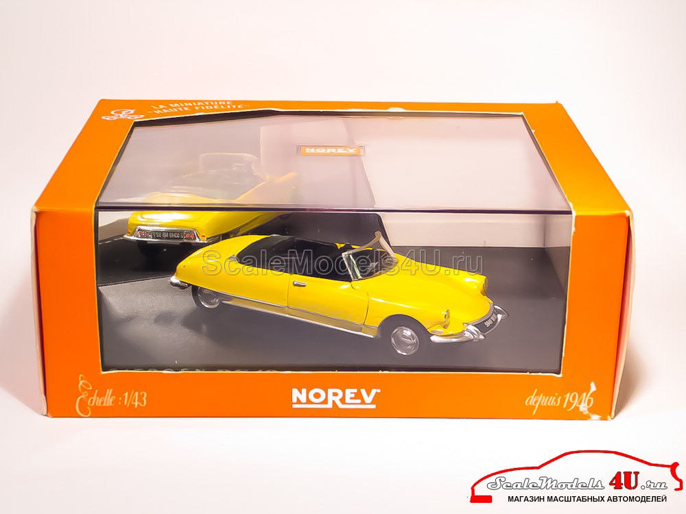Norev 1/43 – Citroën DS 19 Cabriolet Noire 1963 – Très Bon état Avec Boîte