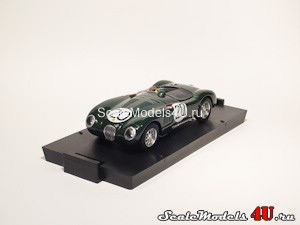 Масштабная модель автомобиля Jaguar C Type #20 Le Mans (Walker-Whitehead 1951) фирмы Brumm.
