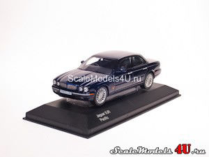 Масштабная модель автомобиля Jaguar XJR X350 Pacific (2003) фирмы Vanguards 1:43.