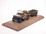 Jeep Willys MB + minitrailer US-Army (WWII)