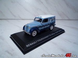 Масштабная модель автомобиля Renault Fourgonnette 300kg "Saint Marc" фирмы Altaya из серии "Грузовики Франции".