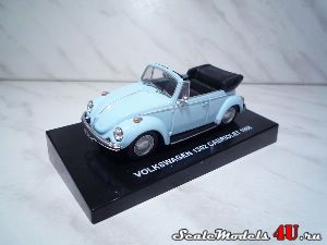 Масштабная модель автомобиля Volkswagen 1302 cabriolet 1968 фирмы DeAgostini 1:43.