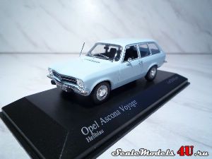 Масштабная модель автомобиля Opel Ascona Voyage 1970 фирмы Minichamps.