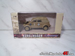 Масштабная модель автомобиля Volkswagen Kubelwagen Wehrmacht (7) фирмы Hongwell/Cararama.