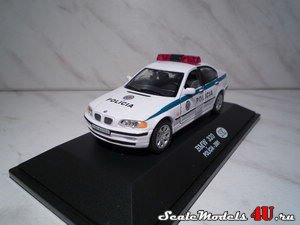 Масштабная модель автомобиля BMW 320 Policia (2001) Slovakia фирмы Hongwell/Cararama.