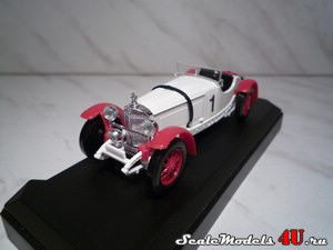 Масштабная модель автомобиля Mercedes SSKL Hettich 1930-2005 фирмы Solido.