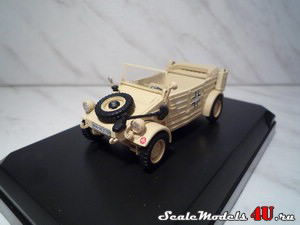 Масштабная модель автомобиля Volkswagen Kubelwagen Wehrmacht (Africa 1944) фирмы Vitesse.