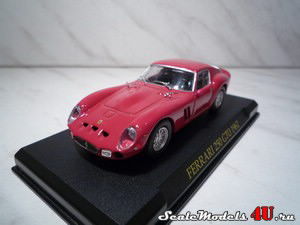 Масштабная модель автомобиля Ferrari 250 GTO (1962) фирмы Fabbri (Ixo).