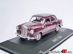 Масштабная модель автомобиля Mercedes-Benz 180D Ponton (1954) фирмы Altaya (Ixo).