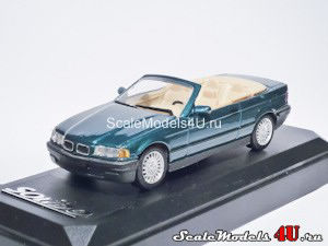 Масштабная модель автомобиля BMW Serie 3 (1994) cabriolet фирмы Solido.