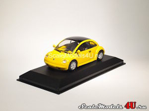 Масштабная модель автомобиля Volkswagen Beetle Concept Car Saloon Yellow (1994) фирмы Minichamps.
