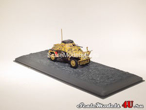 Char Militaire SDKFZ.222 1/72 échelle IXO – 10.Pz.Div Tunis 1943 – Neuf Dans Sa Boîte D'origine