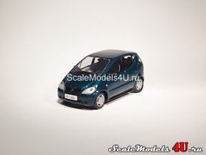 Scale model of Mercedes-Benz A-Class Classic W168 Rolling Roof Dark Green (1997) produced by Herpa.