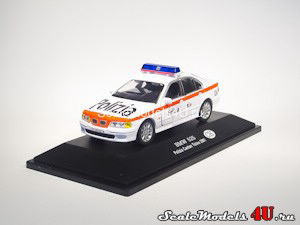 Масштабная модель автомобиля BMW 525 Polizia (Canton Ticino 2001) Switzerland фирмы Hongwell/Cararama.