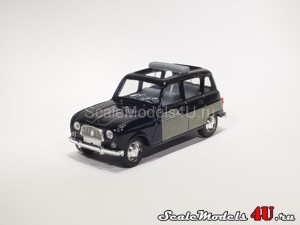 Масштабная модель автомобиля Renault 4L Parisienne Decouvrable (1964) фирмы Solido 1:43.