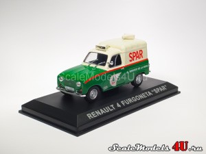 Масштабная модель автомобиля Renault 4 Furgoneta "SPAR" фирмы Atlas из серии "Грузовики Франции".