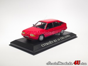 Масштабная модель автомобиля Citroen BX16 TRS (1983) фирмы Altaya (Ixo).