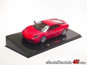 Scale model of Ferrari F430 Red (2004) produced by Hot Wheels (Mattel).