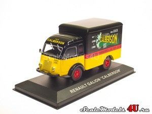 Масштабная модель автомобиля Renault Galion "Calberson" фирмы Atlas из серии "Грузовики Франции".