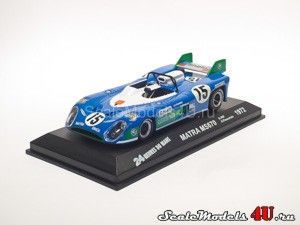 Scale model of Matra MS670 24 Heures du Mans #15 (Hill-Pescarolo 1972) produced by Altaya (Ixo).