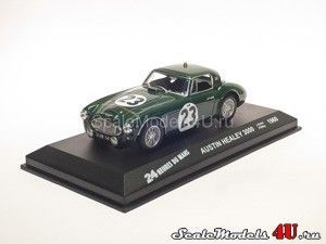 Scale model of Austin Healey 3000 24 Heures du Mans #23 (Sears-Riley 1960) produced by Altaya (Ixo).