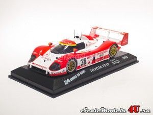 Scale model of Toyota TS10 24 Heures du Mans #38 (Lees-Lammers-Fangio 1993) produced by Altaya (Ixo).