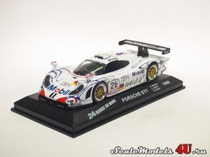 Масштабная модель автомобиля Porsche GT1 24 Heures du Mans #26 (McNish-Aiello-Ortelli 1998) фирмы Altaya (Ixo).
