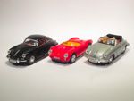 Porsche 356B Coupe - Porsche 550A - Porsche 356B Cabriolet (1962)