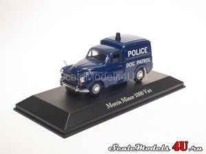 Масштабная модель автомобиля Morris Minor 1000 Van - West Riding Constabulary Dog Patrol (1956) фирмы Atlas.