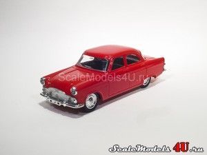 Масштабная модель автомобиля Ford Zephyr MkII Saloon Monaco Red (1956) фирмы Corgi.
