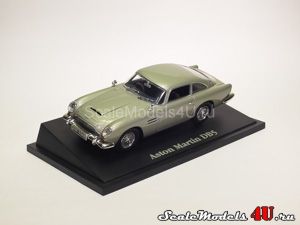 Scale model of Aston Martin DB5 Silver (1963) produced by Norev.