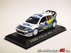 Масштабная модель автомобиля Ford Focus WRC Mexico Rally #4 (D.Sola - X.Amigo 2005) фирмы Altaya (Ixo).