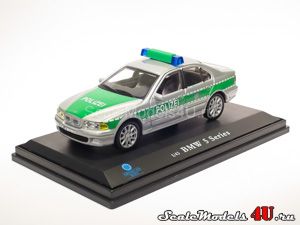 Масштабная модель автомобиля BMW 5 Series E39 Polizei (1996) фирмы Hongwell/Cararama.