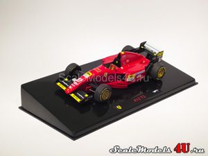 Scale model of Ferrari 412 T2 №27 J.Alesi (1995) produced by Hot Wheels (Mattel).
