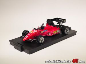 Масштабная модель автомобиля Ferrari 126 C4 #28 Rene Arnoux Figure (German GP 1984) фирмы Brumm.