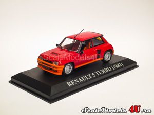 Масштабная модель автомобиля Renault 5 Turbo (1982) фирмы Atlas 1:43.