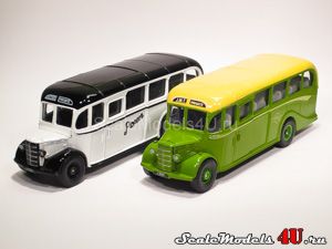 Scale model of Bedford OB Coach Pioneer - Bedford OB Coach JMT - Jersey Island Transport (1950) produced by Corgi.