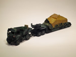 AEC Mammoth Ballast Box with Artic Low Loader and Tank Load - British Army