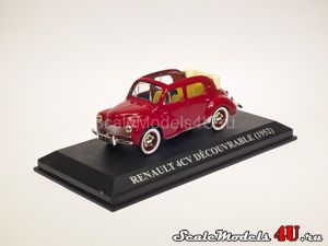 Масштабная модель автомобиля Renault 4CV Decouvrable (1952) фирмы Altaya (Ixo).