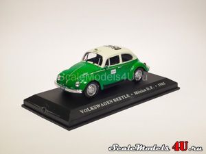 Масштабная модель автомобиля Volkswagen Beetle Mexico D.F. 1985 фирмы DeAgostini 1:43. Серия "Такси мира".