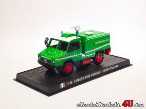 Масштабная модель автомобиля Iveco Magirus Scout TSK 1000 Forest Fire Vehicle (Italy) фирмы Del Prado.
